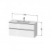 Duravit D-Neo Тумбочка подвесная 121х46.2x62.5см., раковина, 1 ящик цвет: Black Oak. 2336120000,  DE436401616