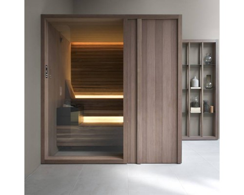 Effegibi Yoku S Door Био-Сауна 230x200х214см, угловая SX, цвет: черный орех. BI 70 20 0002 Effegibi Yoku S Door Био-Сауна 230x200х214см, угловая SX, цвет: черный орех. BI 70 20 0002