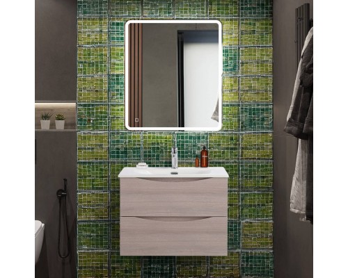 Мебель для ванной комнаты BelBagno Marino-cer-n 70 подвесная, rovere grigio Мебель для ванной комнаты BelBagno Marino-cer-n 70 подвесная, rovere grigio