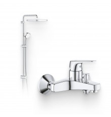 Душевой комплект Смеситель Grohe BauFlow 23601000 + Стойка Tempesta Cosmopolitan System 250 Tempesta Cosmopolitan System 250 26694000