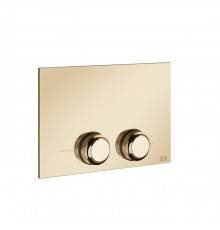 Gessi Venti20 Клавиша смыва для унитаза двойная, для инсталляций TECE, цвет: Warm Bronze PVD. 54657#735