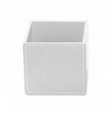 Decor Walther Brownie BOD1 Универсальная коробка 13x13x12.5см, настольная, цвет: белая кожа. 0930850