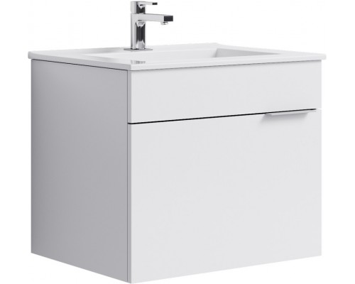 AQ Br.01.06/1/W Бриг Тумба под умывальник подвесная, белая, 560490435 мм Br.01.06/1/W