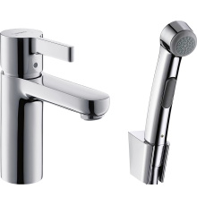Смеситель для раковины Hansgrohe Metris S 31160000 с гигиеническим душем