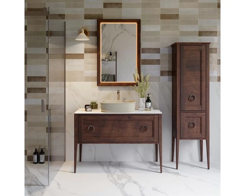 Kerama Marazzi Plaza Classic Пенал напольный 45x175см, цвет: орех матовый. PL.CN.175\NUT.M