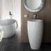 Laufen Alessi One Раковина 53х53х90см, 1 отв., свободностоящие, покрытие LLC, цвет: белый. 8.1197.2.400.104.1