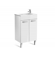 Roca Z.RU93.0.271.0 Debba Тумба под умывальник напольная, 2 двери, 486х707х356 мм, Белый ZRU9302710