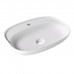 Alice Form Oval Раковина 60x45х12см., накладная, 1 отв., цвет: белый глянцевый. 22460101