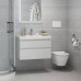 Kerama Marazzi Cubo Унитаз подвесной, безободковый, с крепежом и сиденьем, цвет: белый глянцевый. CU.wc.02