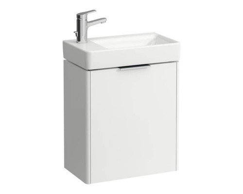 Laufen Base Тумба с раковиной, 47x26.5x53см., с 1 дверью, петли слева, органайзер для ящика, цвет: белый матовый. 8.1595.5.000.104.1,  4.0210.1.110.260.1