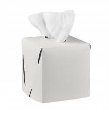 ADJ Салфетница Kleenex, 12x12xH12 см., цвет: белый/панна котта. 0015.10/16