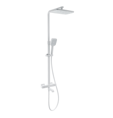 Душевая стойка Wonzon   Woghand WW-B3026-T1-MW, матовая белая