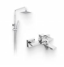 Душевой комплект Смеситель BelBagno Luce LUC-VAS-CRM + Стойка Trula TRU-COLD-U-CRM без смесителя