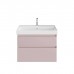 Kerama Marazzi Cubo Тумба подвесная 70см, с ящиками, цвет: мальва матовая. CUB.70.2\MAL