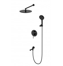 Душевой комплект Wonzon   Woghand WW-88939017-MB, С ВНУТРЕННЕЙ ЧАСТЬЮ, матовый черный