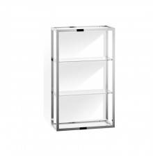 Decor Walther ET 6 Шкафчик открытый 35x15x60см, стекло прозрачное, подвесной, цвет: хром. 0702801