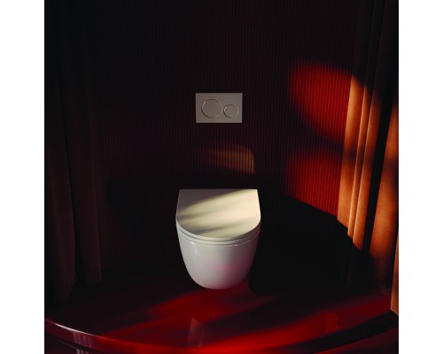 Artceram FILE 2.0 Крышка с сиденьем Flat для унитаза, механизм soft-close, цвет: белый. FLA016 01 71