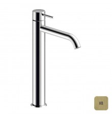 Almar Mixers Смеситель для раковины, высокий, 1 отв., без донного клапана, цвет: High Brass Brushed PVD. E214002.HB