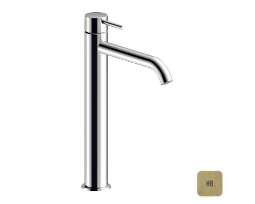 Almar Mixers Смеситель для раковины, высокий, 1 отв., без донного клапана, цвет: High Brass Brushed PVD. E214002.HB Almar Mixers Смеситель для раковины, высокий, 1 отв., без донного клапана, цвет: High Brass Brushed PVD. E214002.HB