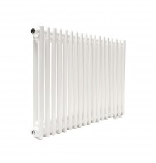 Трубчатый радиатор ТЕПЛОФОРТ ТР2057 ТВ, 18 секций, нижнее подключение ½”, белый глянец 200112