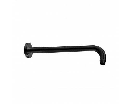 AQM8702MB Держатель верхнего душа, L=400 мм, настенный, черный матовый AQM8702MB