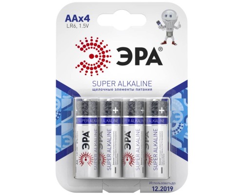 Элемент питания ERA LR6 (AA) BL4 (4шт)