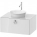 Duravit White Tulip Тумбочка подвесная 80x55х40.8см., раковина, 2 ящика с ручкой, цвет: белый высокоглянцевый. WT498008585,  2362430079