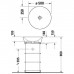Duravit White Tulip Раковина накладная Oslash;50см, без перелива, без отв., цвет: белый. 2365500070