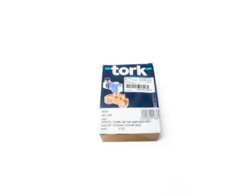 Запасные части для котельного оборудования Вентиль Tork 3/8 NK GKC 0251250 Запасные части для котельного оборудования Вентиль Tork 3/8 NK GKC 0251250