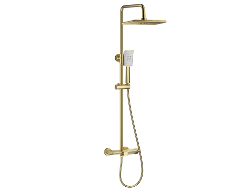Душевая стойка Wonzon   Woghand WW-AE33110-BG брашированное золото