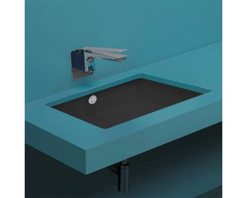 Simas Lavabi d'arredo Раковина под столешницу 56х36 см , цвет: черный матовый. S60 nero matt