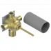 THG Wall mounted 4-way diverter with ceramic cartridge for concealed installation- 1 inlet 3/4 and 3 outlets 1/2 with stop position, without trim. G00-A00-49M3SPSA