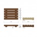 Decor Walther Wood STS Мыльница настольная, цвет: темный ясень. 0925985