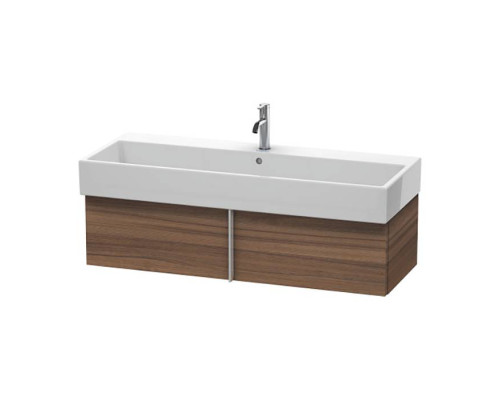 Duravit VA Тумба подвесная, 118.4x43.1х29.8см., с раковиной и 1 выдв. ящиком, цвет: орех натуральный. VA612907979,  2350120000