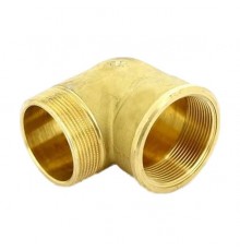 Угольник латунный резьба наружная/внутренняя 3/8 x3/8  Tiemme. 1500173