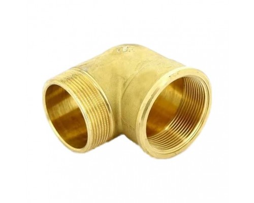 Угольник латунный резьба наружная/внутренняя 3/8 x3/8  Tiemme. 1500173