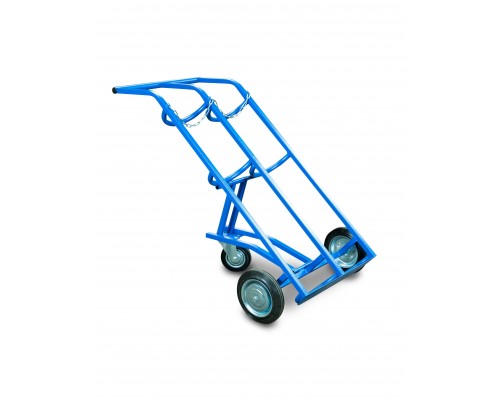 Тележка для газовых баллонов TOR ГБ-2, 2 баллона (250 литые колеса + 160 поворотное)