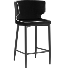 Полубарный стул Stool Group Матео черный