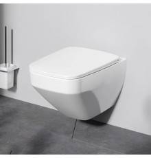 C50A1700SC Унитаз подвесной, безободковый, с быстросъемным  сиденьем микролифт