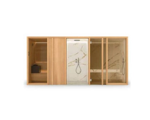 Effegibi Yoku Spa Door СаунаХаммам 444x170х217см, угловая Dx, цвет: чёрный орех/Fior di Bosco Tortora. YO 80 32 0002 Effegibi Yoku Spa Door СаунаХаммам 444x170х217см, угловая Dx, цвет: чёрный орех/Fior di Bosco Tortora. YO 80 32 0002