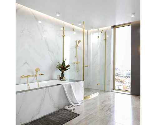 Hansgrohe Ecostat Comfort Смеситель для ванны, термостатический, цвет: шлифованная бронза. 13114140 Hansgrohe Ecostat Comfort Смеситель для ванны, термостатический, цвет: шлифованная бронза. 13114140