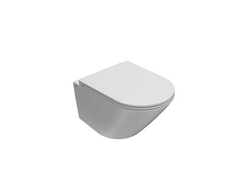 Globo Forty3 Унитаз подвесной 52x36см., безободковый, с системой скрытого крепежа, цвет: белый. FOS07.BI Globo Forty3 Унитаз подвесной 52x36см., безободковый, с системой скрытого крепежа, цвет: белый. FOS07.BI