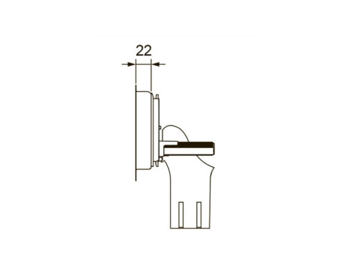 TECE Контейнер для установки гигиенических таблеток в смывной бачок TECE Uni/TECEbase. 9240951