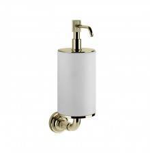 Gessi Venti20 Дозатор для жидкого мыла подвесной, цвет: белый, фурнитура Brass PVD. 65413#710