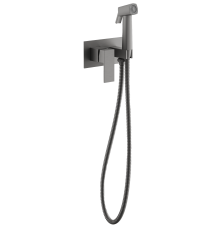 Гигиенический душ BELZ B808 B55808-3, со смесителем, С ВНУТРЕННЕЙ ЧАСТЬЮ, оружейная сталь