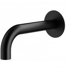 Plumberia Selection IXO Излив для ванны, настенный, длина 21см., цвет: черный матовый. SPT0058NO