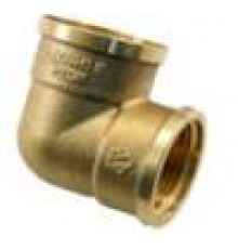 Фитинги резьбовые Уголок ВР латунный никелированный 1/2 F Gekon GK 612 000012