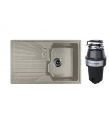 Комплект Мойка Lava L5.SCA scandic + Измельчитель KUCHENSTERN Muhle