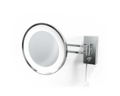 Decor Walther BS 36/V LED Косметическое зеркало 22см, подвесное, увел. 5x, подсветка LED, цвет: хром. 0122200