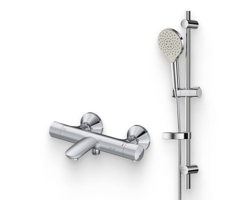 Душевой комплект Термостат AM.PM Like F8050000 для ванны с душем + Гарнитур F0180064